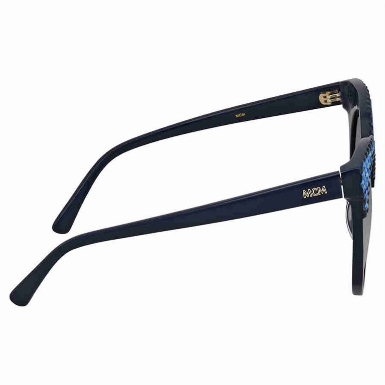 MCM MCM643SR 424 Blue Round Sunglasses for Womens - Walmart.com display picture 2