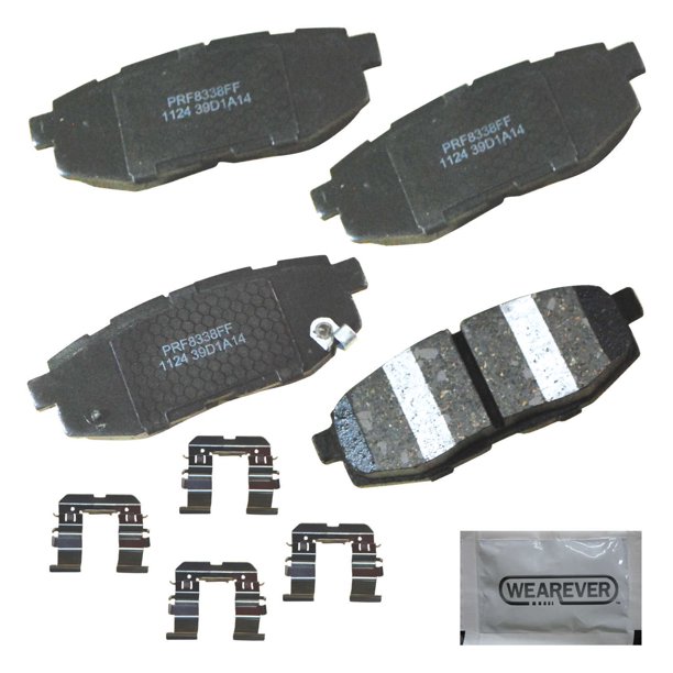 CARQUEST Platinum Ceramic Brake Pad Set, w/ Hardware