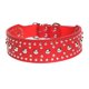 thumbnail image 2 of Collar de perro, collar de doble lona de grande fuerte, collar de perro de , resistente a , collar de perro para viajar - L rojo, 2 of 9