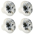 thumbnail image 2 of 4 Pcs Flower Knobs for Kitchen Cabinet Cupboard Dresser Bookcase Drawer Pulls Handles Round Home Decor, 2 of 8