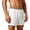 White, variant on Men's Boxer Briefs Color Block Button Fly Lightweight Sleep Underpants for Stay Home, Essential Soft Touch Boxer Briefs