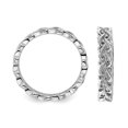 thumbnail image 2 of Bague Coeur en Argent Sterling Poli Entrelacé (4.5mm), 2 of 4