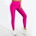 thumbnail image 6 of Outfmvch High Waisted Compression Leggings Silm Fit Yoga Pants 3d Compression Yoga Pants Push-up Sculpting Yoga Fitness Pants Compression Tights for Fitness Gym A1 Hot Pink S-XL, 6 of 7