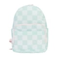 thumbnail image 5 of CRCKT 17-inch Kids Polyester Backpack - Spa Retreat, Blue and Peach Checker, 5 of 9