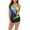 Multicolor, variant on Fesfesfes Swimsuit for Women Women's High Breast Contrast Camis Split Bikini Set Two Piece Swimsuit Swimwear