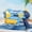 Blue#46822, variant on Kids Water Guns 3-Pack Double Nozzle Water Blasters, Long Range Summer Beach Pool Toys, Ergonomic Grip, High Capacity, 3 Colors, Outdoor Water Fight