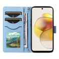 thumbnail image 3 of Motorola MOTO G73 Phone Case , Wallet Flip Cover Adjustable Crossbody Lanyard Magnetic Card Slots, 3 of 5