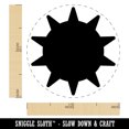 thumbnail image 2 of Sun Solid Self-Inking Rubber Stamp Ink Stamper - Orange Ink - Medium 1 Inch, 2 of 7