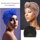 thumbnail image 4 of Minnieouse Turbante Nudo Interior Hijab Cruz Color sólido Pañuelo para la cabeza Pañuelo torcido Sombreros Gorras Estilo Pérdida Bonnet Boda Sombreros Negro Minnieouse AP011272-04B, 4 of 6