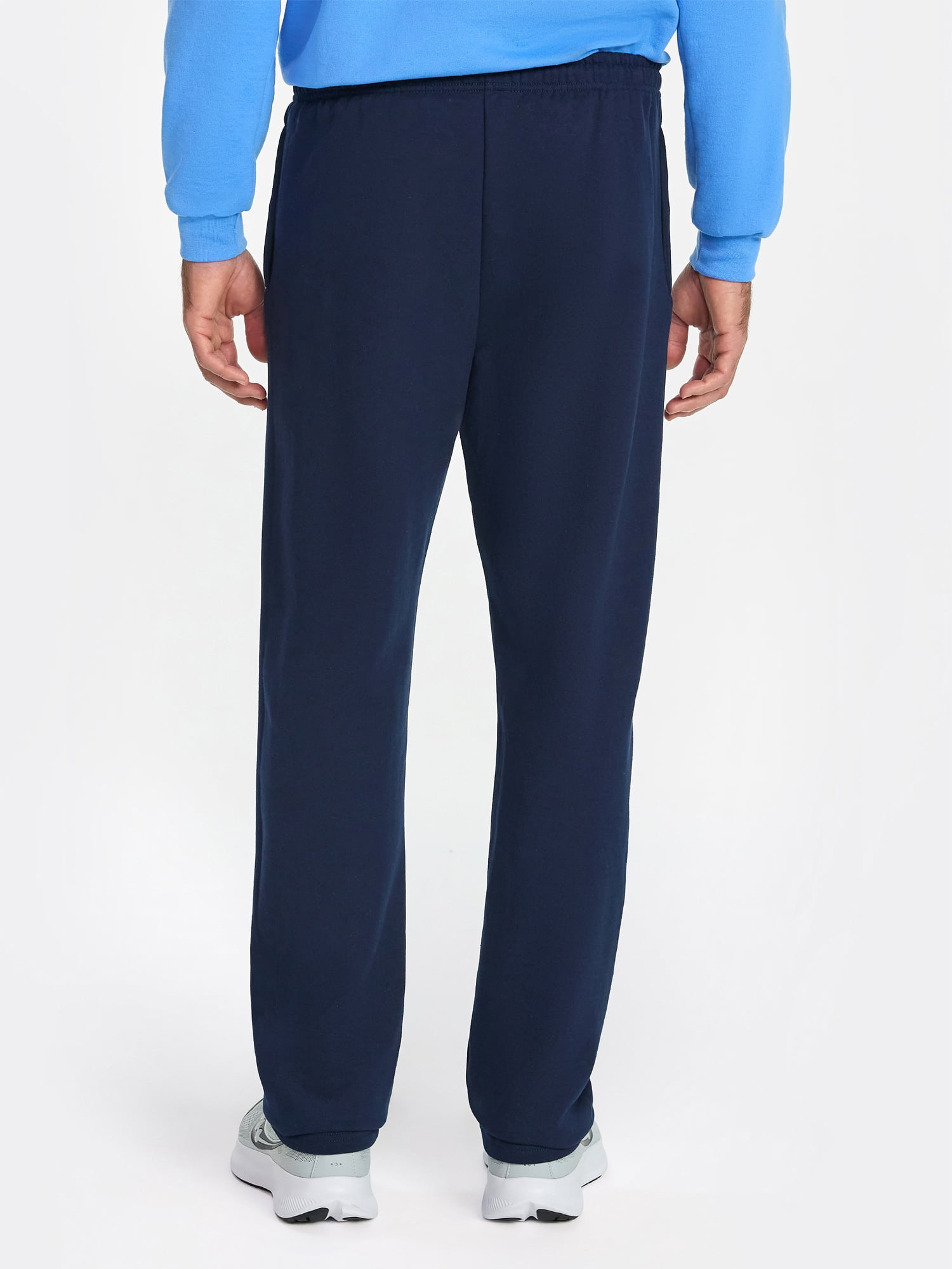 Athletic Works Men's Open Bottom Sweatpants, Sizes S-2XL