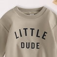 thumbnail image 4 of Towmus Toddler Baby Boy Fall Winter Outfit Long Sleeve Sweatshirts and Jogger Pants Boy Clothes, 4 of 5