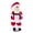 Dark, variant on Vickerman 36" Red Traditional Velvet Light Complexion Santa Doll with Stand. This Santa has glasses, stand is removeable.