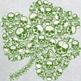 thumbnail image 3 of CafePress - Skullcloverlightgreenwhite - Women's Zip Hoodie, 3 of 4