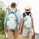 thumbnail image 4 of Disketp Kawaii Frogs Mochila de Lona Estampada, Mochila Escolar de Viaje Ligera para Estudiantes y Portátil-Small, 4 of 5
