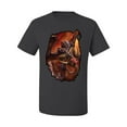 thumbnail image 2 of Wild Bobby, Enraged Angry Flying Dragon, Pop Culture, Men Graphic Tees, Charcoal, 4XL, 2 of 3