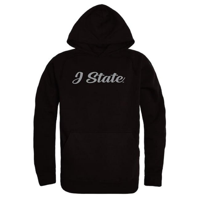 W Republic 558-317-BLK-04 Men Jackson State Tigers Script Hoodie, Black - Extra Large