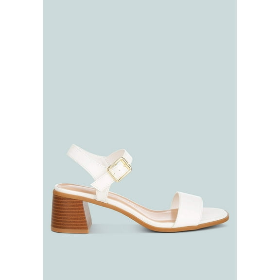 Varya Stacked Heel Sandals