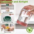 thumbnail image 4 of Oillase 8 Pack Overnight Oats Containers with Lids, Large & Small Glass Mason Jars 16oz & 10 oz, Breakfast Oatmeal Container to Go, Salad Me, 4 of 7