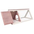 thumbnail image 3 of vidaXL Animal Rabbit Cage Brown Wood, 3 of 4