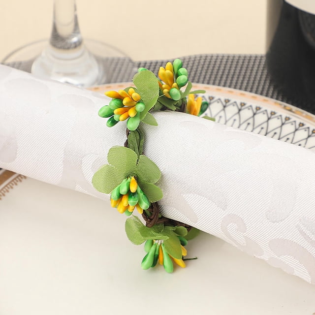 Easter Ears Napkin Ring Hotel Terrace Mouth Cloth Border Easter Series Napkin Buckle