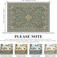 thumbnail image 2 of YOUFORTONG Extra Large 10x14 Living Room Area Rug,Thin Stain Oriental Soft Carpet, Non-Slip Stain Resistant Indoor Rug,Green, 2 of 5