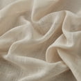 thumbnail image 5 of THD Serena Faux Linen Textured Semi Sheer Light Filtering Grommet Short Thick Cafe Curtain Tiers for Kitchen & Small Windows, Pair, 5 of 5