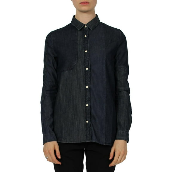 Surface to Air Women's Stormy Denim Shirt 38 Dark Blue