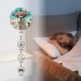 thumbnail image 4 of Battery Operated Analog Wall Clocks Non-Ticking Silent Modern Clock Decorative for Home,Office-Cute White Alpaca With Pink Flower Crown(16inch), 4 of 4