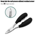 thumbnail image 2 of Juego de cortaúñas grande, 5 piezas de cortaúñas afilados para pies y manos para hombres y mujeres (premium, tamaño grande, resistente), 2 of 8