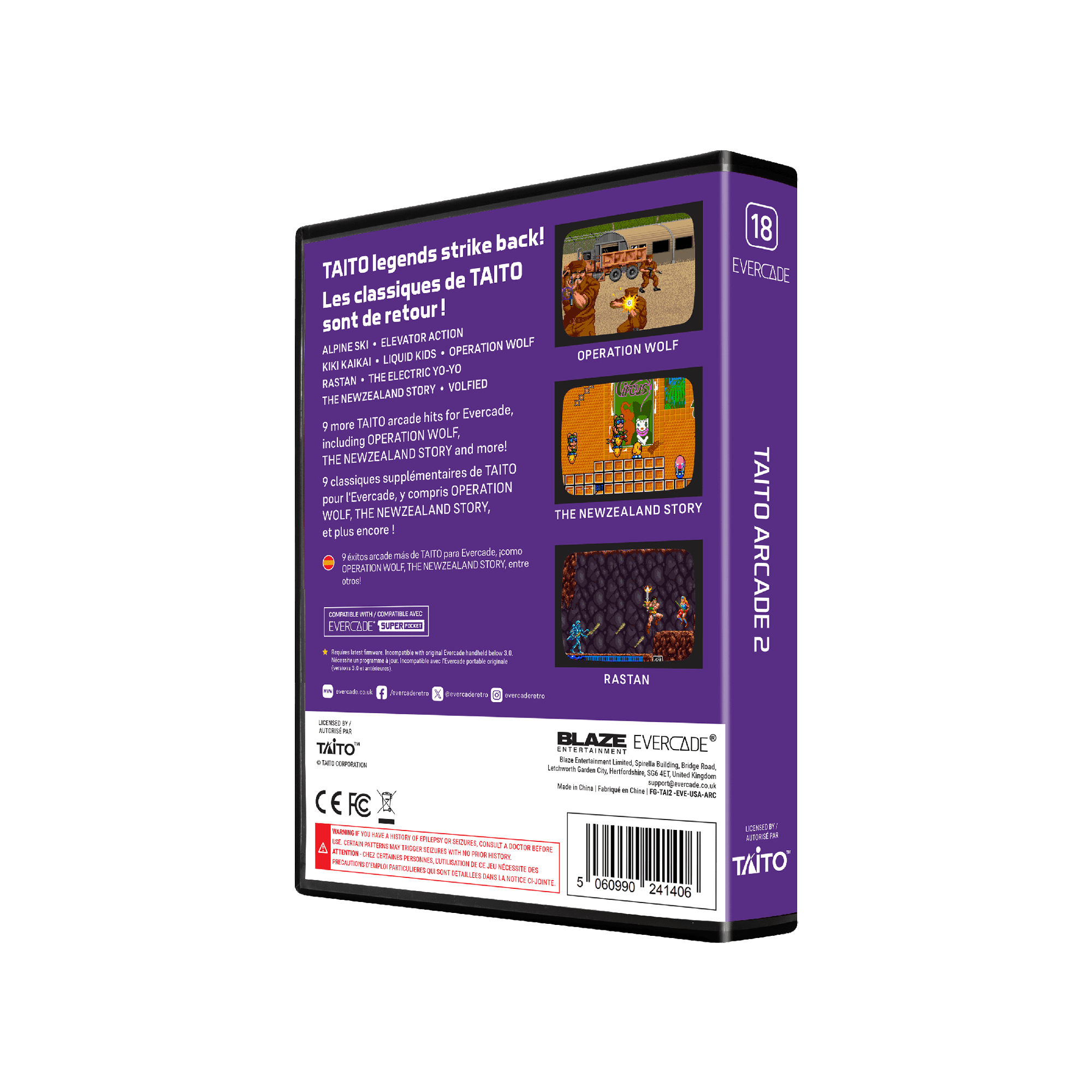 TAITO ARCADE 2 POUR L’EVERCADE