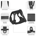 thumbnail image 6 of Fotbe Black Glitter Pattern Dog Harness, No-Pull Pet Harness with 2 Leash Clips, Adjustable Soft Padded Dog Vest with Easy Control Handle for Large Dogs-Medium, 6 of 6
