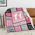 thumbnail image 4 of 11 Year Old Girl Birthday Gifts, Gifts for 11 Year Old Girl, 11 Year Old Girl Gift Ideas, Birthday Gifts for 11 Year Old Girls, 11th Birthday Gifts for Girls Blanket in 11th Birthday, 4 of 7