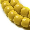 thumbnail image 4 of 20strands Opaque Glass Beads Strands Barrel Yellow 8x6mm Hole: 1.6mm about 61~62pcs/strand 14.84''~15.16''(37.7~38.5cm) Yellow, 4 of 4