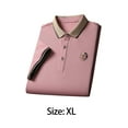 thumbnail image 2 of Camiseta de rugby de manga corta para hombre, cómoda, absorbente del sudor, suave Rosa XL, 2 of 9