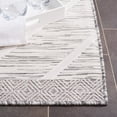 thumbnail image 4 of SAFAVIEH Cabana Dusko Diamond Indoor/Outdoor Area Rug, Ivory/Grey, 8' x 10', 4 of 5