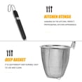 thumbnail image 4 of 1pc de acero inoxidable Colador de fideos Scoop Mesh Colander Scoop (color surtido), 4 of 5
