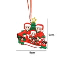 thumbnail image 2 of Adornos Colgantes Para Árboles De Navidad Con Cordón Árbol De Navidad Estrellas Adorno Familiar Diy Saludos Escritos A Mano Colgante Regalo Para Amigos O Familiares Cateissary AP006776-03, 2 of 6