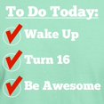 thumbnail image 3 of CafePress - 16Th Birthday Checklist T Shirt - Men's Classic Graphic Cotton T-Shirt, 3 of 4