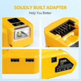thumbnail image 5 of Dcb090 Battery Adapter For Dewalt 20v Max 18v Lithium-ion Batteries, 5 of 5