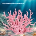 thumbnail image 2 of BIMZUC Plastic Vivid Artificial Coral Plant Ornament for Aquarium Underwater Fish Tank, Pink Small (6.30 in / 16 cm), 2 of 9