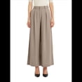 thumbnail image 3 of Pantalones Palazzo Largos de Pierna e Informales de Cintura Alta para Mujer, Talla Regular Caqui XXL, 3 of 8
