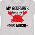 thumbnail image 4 of Inktastic Godson My Godfather Loves Me Boys or Girls Toddler T-Shirt, 4 of 5