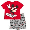 thumbnail image 2 of Disney Mickey Mouse Toddler Boys T-Shirts and French Terry Shorts Infant to Little Kid, 2 of 5