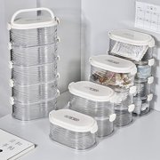 Sturdy Clear View Containers Convenient for Efficient Kitchen Storage Solution