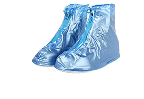 Women Waterproof Shoe Covers Reusable Slip-resistant Rain Boots Cover M ...