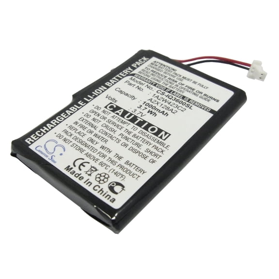 Battery for Garmin GPS BTI PW029123 1A2W423C2 GPS-GAR3200 iQue 3200 3600 1000mAh