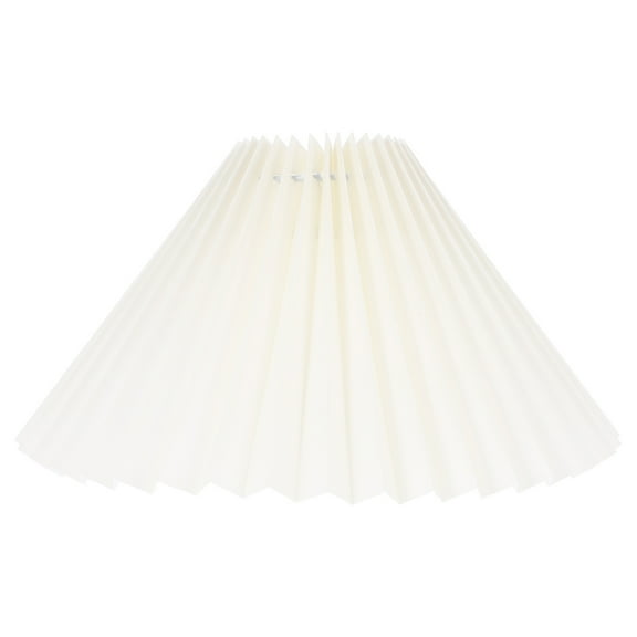 MUSEYA Fluted Shade Lamp Pleated Beige Protection 1Pack