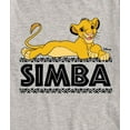 thumbnail image 3 of The Lion King - Simba - Youth Short Sleeve Graphic T-Shirt, 3 of 5