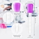 thumbnail image 2 of Pipeta de plástico de 10 uds, pipeta de silicona lavable graduada de 5ml, adecuada para alimentos, tintes, perfumes y pinturas para niños, mezcla de colores, 2 of 5