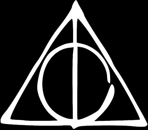 Buy 1 Get 1 FREE Harry Potter Deathly Hallows Vinyl Car Window Laptop Decal